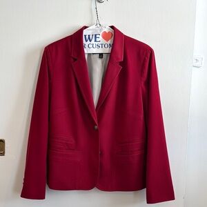 Banana Republic: Red Blazer Jacket